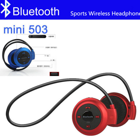 Mini 503 Bluetooth Headphone Handsfree MP3 Wireless Stereo Sport Headset Support TF Card FM Headband Headphone - Price history & Review | AliExpress Seller Promised you Store | Alitools.io