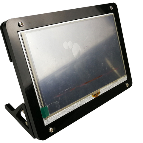 5 Inch HDMI  Display Acrylic Case, Raspberry Pi 3 Model B Raspberry Pi 4 LCD Touch Screen Bracket ► Photo 1/6