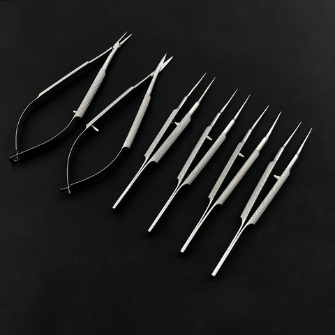 Scissors Tweezers Ophthalmic Surgical Instruments Microsurgical Dental Instruments Needle Holders Scissors Stainless steel ► Photo 1/6