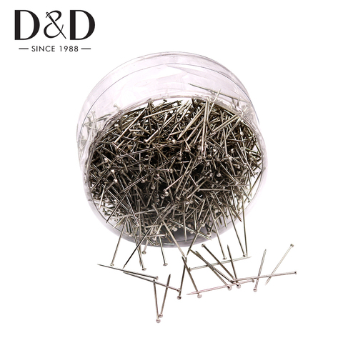 D&D 900pcs Stainless Steel Straight Pins 26mm Dressmaker Pins DIY Craft Needle Making Head Pins Sewing Needles Accessories ► Photo 1/6