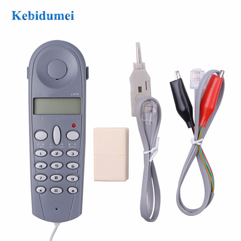 Kebidumei C019 Tool Network Tester Telephone Phone Butt Test Tester Lineman Cable for Telephone Line Fault ► Photo 1/6