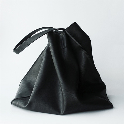 NIGEDU black women handbag Soft PU leather big Totes Casual female Shoulder bags Large capacity shopping bags ladies hand bags ► Photo 1/6