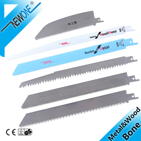 Stainless Steel Bi-metal Saw Blades Multi-tool Accessories Cutting For Wood/Bone/Meat on Universal Reciprocating Saw Blade Saber ► Photo 1/6