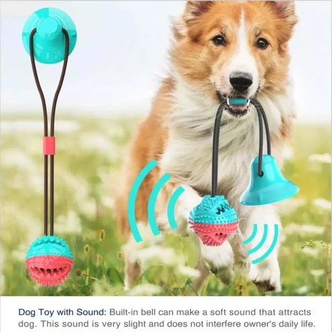 Dog Interactive Toys Bite Resistant TPR Rubber Chew Sucker Pet Molar Squeaky Ball Toy Puppy Pull Game Toothbrush For Large Dogs ► Photo 1/6