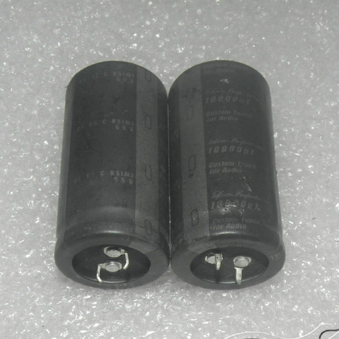 2PCS Bulk Frosted NICHICON KS 69V10000UF 30X60MM new amplifier filtering 10000uF 69V audio capacitor 69v 10000uf ► Photo 1/2