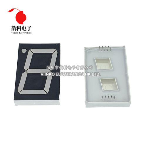 1pc 1.8inch LED display 7 Segment 1 Bit Digit Tube Red Common Cathode Digital 1.8 inch led 7segment ► Photo 1/3