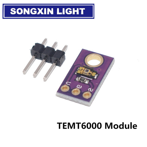 TEMT6000 An ambient light sensor Simulate the light intensity module Visible light sensor ► Photo 1/3