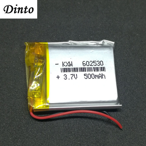 602530 Rechargeable Polymer Battery 500mAh 3.7V Cells Lithium Li-po Batteries for MP3 MP4 GPS Bluetooth Headsets Smart Watch ► Photo 1/3