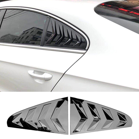 Quarter Side Window Louver Scoop Cover Vent Carbon Surface Spoiler Decorative Accessories For VW ARTEON Passat CC 2009-2022 ► Photo 1/6