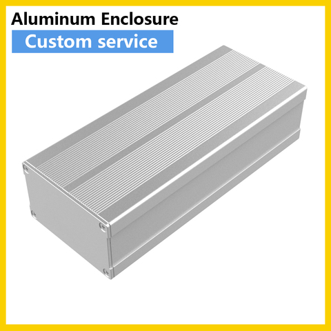 Aluminium Project Box DIY Metal Case Aluminium Enclosure Junction Box Amplifier Housing for Electronics H09 76*46mm ► Photo 1/1