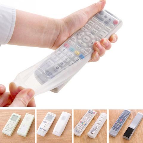 Silicone Remote Control Cover Transparent TV Remote Control Case Air Conditioning Dust Protective Case Waterproof Storage Bag ► Photo 1/6