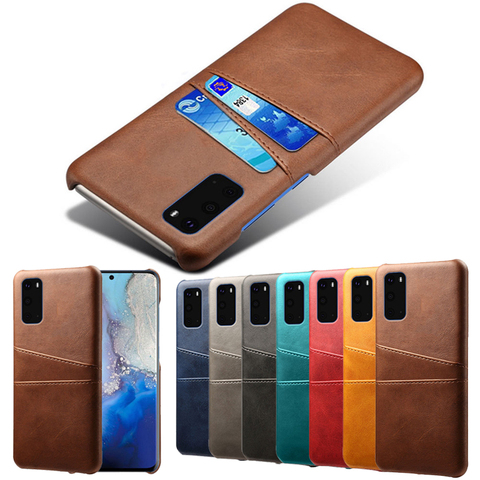 For Samsung Galaxy S20 Ultra A71 A81 A91 A51 A21 A70 A60 A50 A40 A30 A20 A10 Note 8 9 10 S8 S9 S11 Plus Card Holder Leather Case ► Photo 1/6