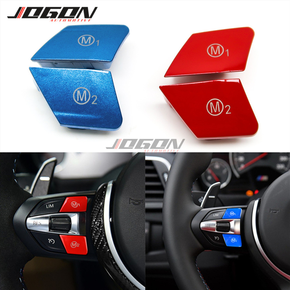 Translucent Sport Steering Wheel M1 M2 Switch Replace Button For