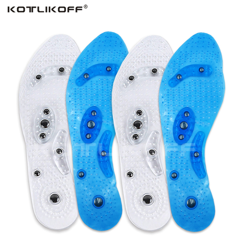 KOTLIKOFF Magnetic Therapy Slimming Insoles Foot Patch Cushion Shoe Insole Gel Pad Acupressure Slimming Insoles Foot Care Insert ► Photo 1/6