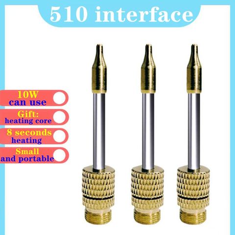 8-15W soldering iron tip interface soldering iron tip USB wireless charging soldering iron tip 510 interface core nipple type ► Photo 1/6