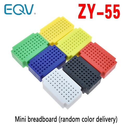 ZY-55 Points Solderless PCB Breadboard Mini Universal Test Protoboard DIY Bread Board for arduino lego ► Photo 1/6