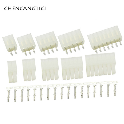 5/10 sets 2 4 6 8 10 12 14 16 18 20 22 24 pin way Pitch Molex Male Female Automotive Wire Connector Kits For PCB CPU 5557 5559 ► Photo 1/1