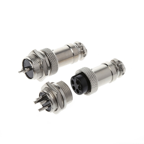 GX16 Aviation Plug Male&Female Wire Panel Metal Connector 2/3/4/5/6/8/9 Pin 16mm ► Photo 1/6