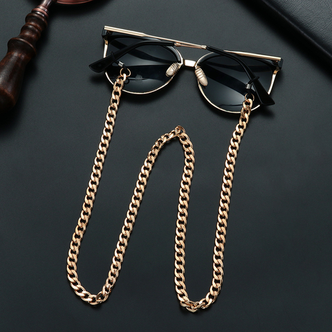 Fashion Reading Glasses Lanyard Metal Eyeglass Chains Women Sunglasses Holder Necklace Retainer Gold Plated Eyewear Accessories ► Photo 1/6