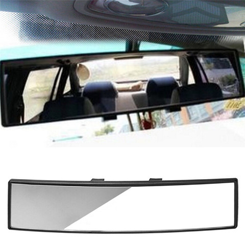 1pc 300mm Panoramic Curve Convex Interior Clip On Panoramic Rear View Mirror Car Proof Mirror Outlook Interior ► Photo 1/6