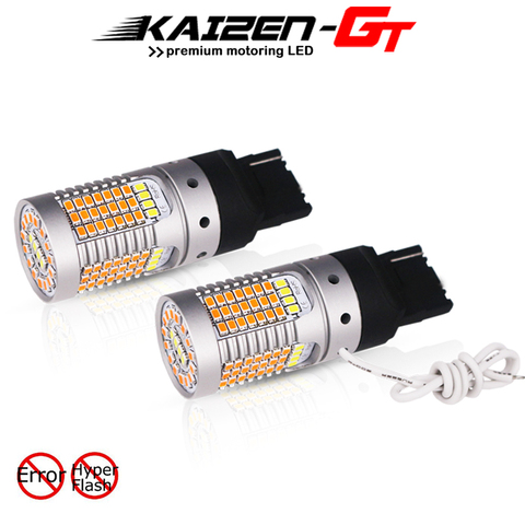 No Hyper Flash Error Free Switchback T20 7440 7443 21W White/Amber LED Bulbs  For Daytime Running Light DRL/Turn Signal Lights - Price history & Review, AliExpress Seller - Kaizen-GT Official Store