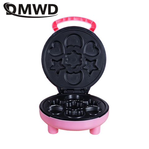 DMWD Electric cartoon Waffle cake maker Automatic muffin pancake baking machine double-sided heating Grilling panini press plate ► Photo 1/6