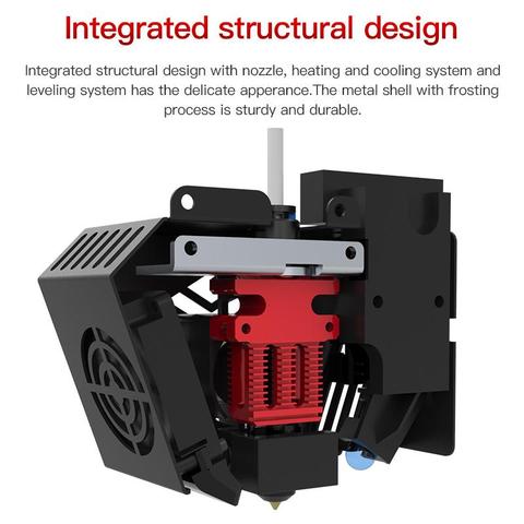 24V CR-6 SE Assembled Full Nozzle Extruded Hotend Kit Metal Carriage Bearing plate Dual fan For CRELITY 3D CR-6 SE Printer Parts ► Photo 1/6