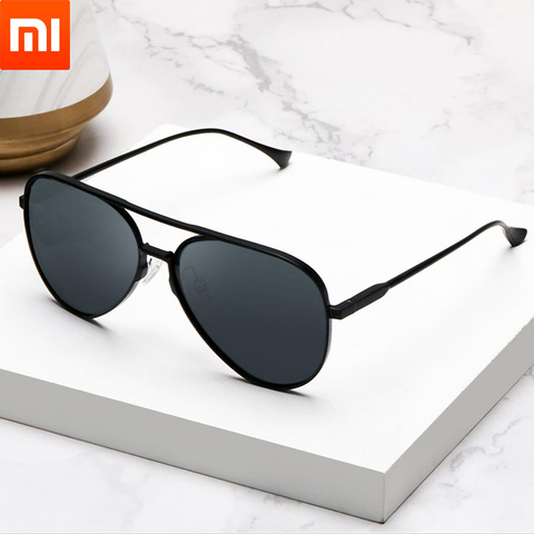 Origianl Xiaomi Mijia Aviator Pilot Traveler Sunglasses Polarized Lens Sunglasses  Mi Life for Man and Woman mi life Sunglas ► Photo 1/6