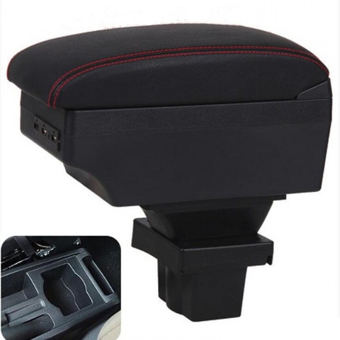 For Skoda Yeti Octavia A5 armrest box central Store content Storage box armrest box with cup holder USB interface ► Photo 1/6