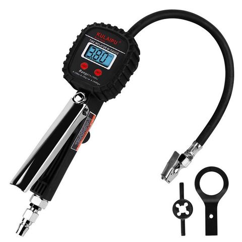 Tire Pressure Gauge Digital Car Truck Air Tire Pressure Inflator Gauge LCD Display Dial Meter Vehicle Tester Tyre Dropshipping ► Photo 1/6