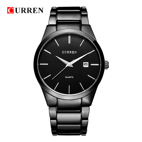 Wristwatches Curren Watches Men Brand Luxury Full - Curren New Fashion Men's  - Aliexpress