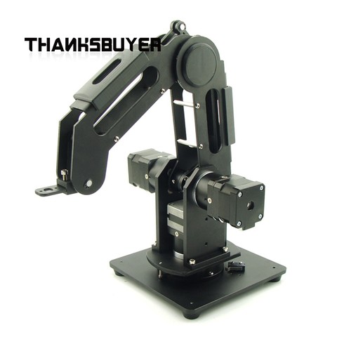 500g Carry Load 3-Axis Mechanical Robot Arm 3-DOF Robotic Arm + 3pcs Motors Aluminum Alloy 6061 Black ► Photo 1/6