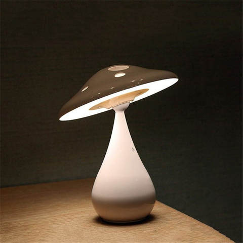 Modern Creative Mushroom Table Lamp LED Bedroom Bedside Nightlight Charged Touch Switch Home Deco Art  Air Purification Lighting ► Photo 1/6