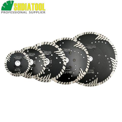 SHDIATOOL Metal Bond Diamond SawBlade With Slant protection teeth Cutting Grinding Disc stone Granite concrete Diamond Blade ► Photo 1/6