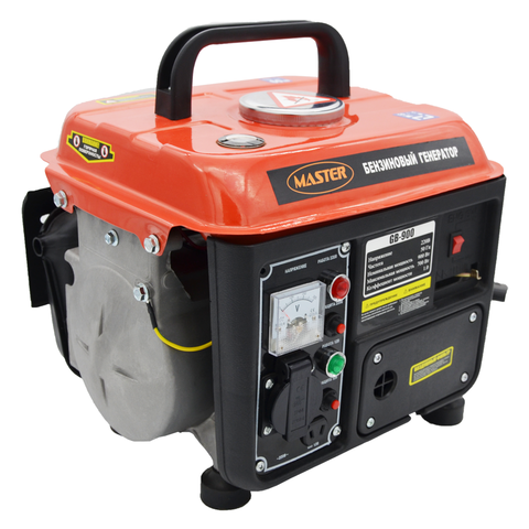 Gasoline generator with two-stroke engine master gb-900 (900 W, 2,0 hp). ► Photo 1/4