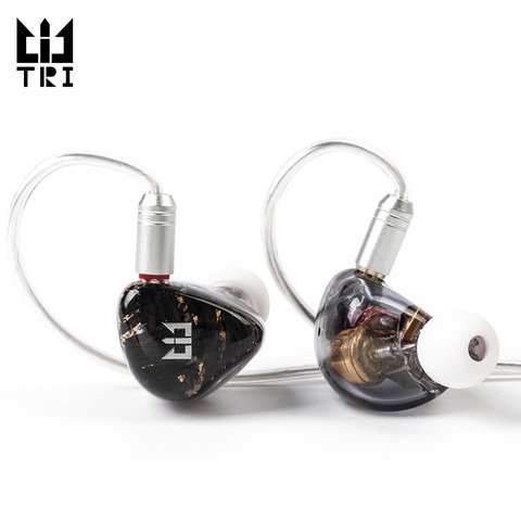 TRI Starlight Hybrid 14 units HIFI Earphone 4 electrostatic drive units+2BA+1DD High-end earbuds with 3.5mm cable TRI I3 I4 KB06 ► Photo 1/6