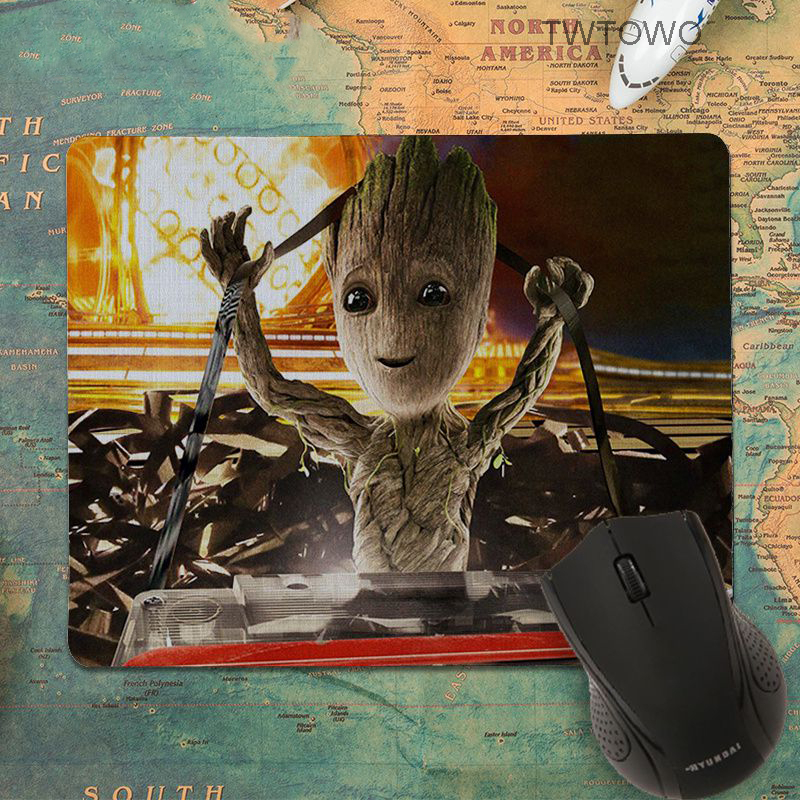 herten oud Eenheid Groot Personalized Computer MousePad Design Anime Small size rectangle  simple and durable non-slip mouse pad rubber - Price history & Review |  AliExpress Seller - TWT Store | Alitools.io