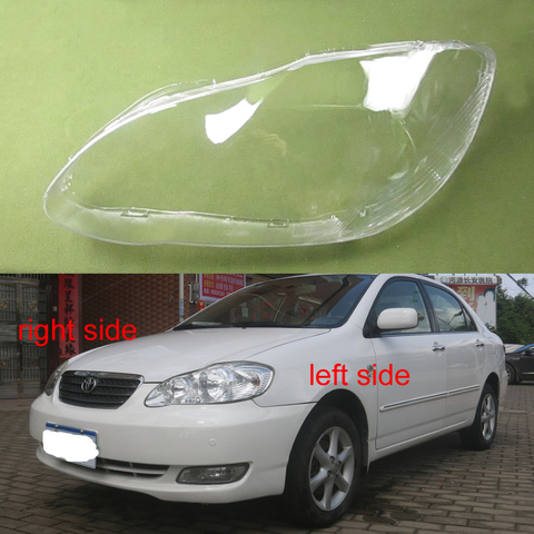 Headlamps Transparent Cover Lampshades Lamp Shell Masks Headlamp Cover for Toyota Corolla EX 2003 2004 2005 2006 2007 2008 2009 ► Photo 1/6