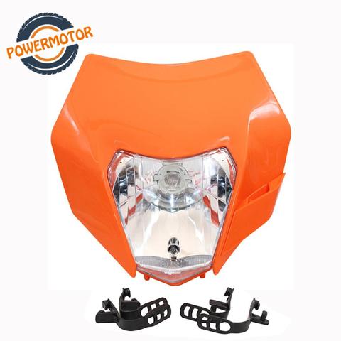 2016 Motorcycle Headlight Lights Headlamp For KTM EXC EXCF XC XCF XCW XCFW SX SXF SXS SMR 125 250 350 450 500 505 520 530 ► Photo 1/6