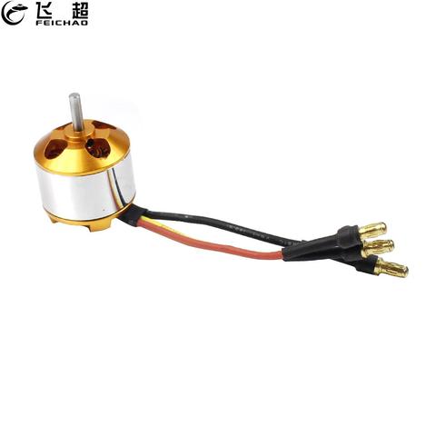 FEICHAO A2208 1100KV 1400KV 1800KV 2600KV Brushless DC Electric Motor for RC Airplanes Boat Vehicle Model RC Fixed Wing Drone ► Photo 1/6