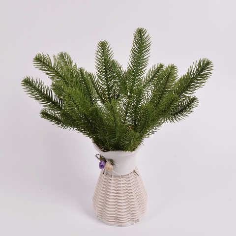 10 Pcs/Lot Artificial Pine Needles Plantas Artificiales Christmas Tree Decorations Home Wedding Decoration Artificial Plantas ► Photo 1/6