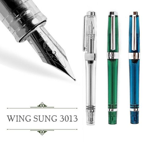 PAILI 013 Vacuum Fountain Pen Resin Transparent Quality EF/F Nib Fountain Pen Ink ► Photo 1/5