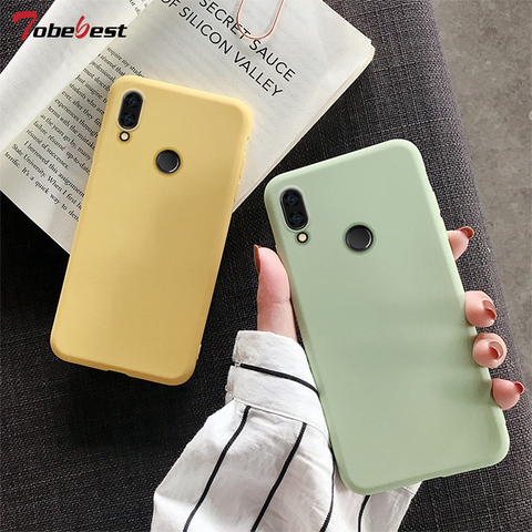Soft Silicone Case For Xiaomi Redmi Note 8 7 7A 6 6A 5 5A 4 4X K20 Pro Go Candy Solid Color Fashion Matte TPU Cover ► Photo 1/6