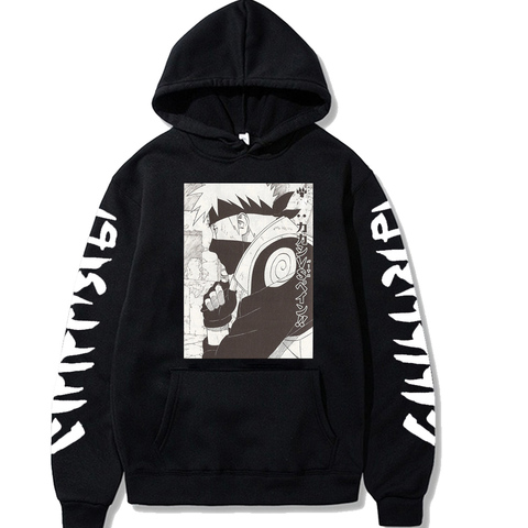 Hot Sale Men Hoodie 2022 Autumn Naruto Kakashi Printed Men/women Hoodie Long Sleeve Sweatshirt ► Photo 1/6