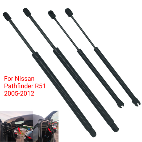 Rear Window Tailgate Boot Gas Struts Support Lift Strut Bar For Nissan Pathfinder R51 2005 - 2007 2008 2009 2010 2011 2012 2013 ► Photo 1/6