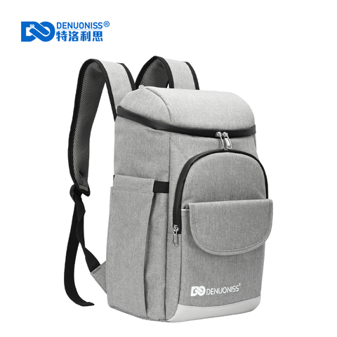 DENUONISS Newest Design Cooler Backpack Soft Large Food Thermal Bag Leakproof Insulated Camping  Isothermal Refrigerator Bag ► Photo 1/6