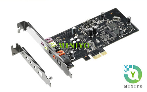 12CM Full profile baffle bracket PCI-E 5.1 Xonar SE sound card for ASUS  support win 7/8/10 ► Photo 1/1