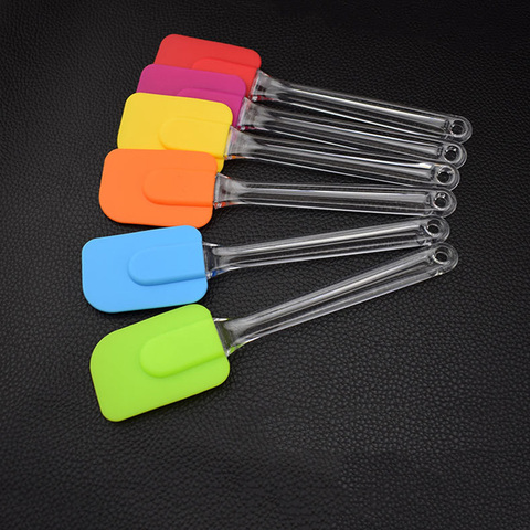 Kitchen utensils, cake baking, high temperature resistant silica gel cream spatula, rubber mixing tool ► Photo 1/6