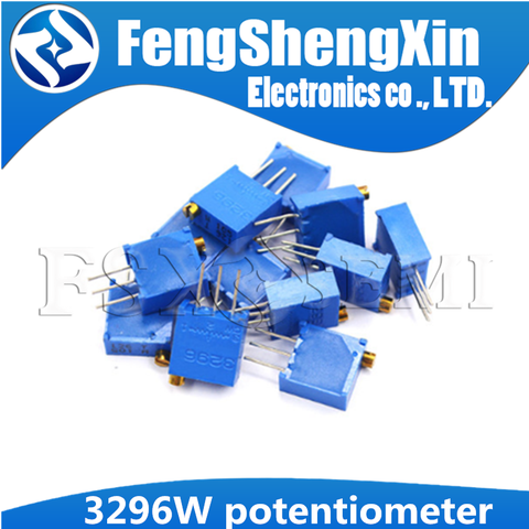 10pcs 3296 3296W Trimpot Trimmer Potentiometer 50 100 200 500 ohm 1K 2K 5K 10K 20K 50K 100K 200K 500K 1M ohm 103 100R 200R 500R ► Photo 1/6