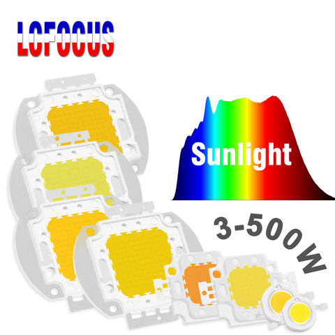 1W 3W 5W 10W 20W 30W 50W 100W Grow LED COB Chip Full Spectrum Sunlight 380-840nm For Indoor Plant Vegetable Seeding Growing ► Photo 1/6